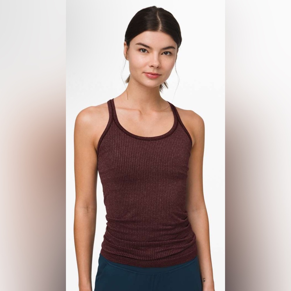 lululemon athletica Burgundy Tank Top